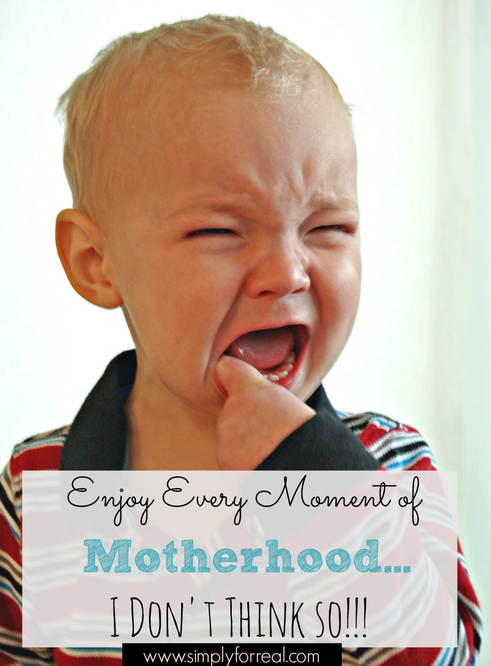 Enjoy Every Moment of Motherhood…I Don't Think So!! - Lynnette Sheppard
